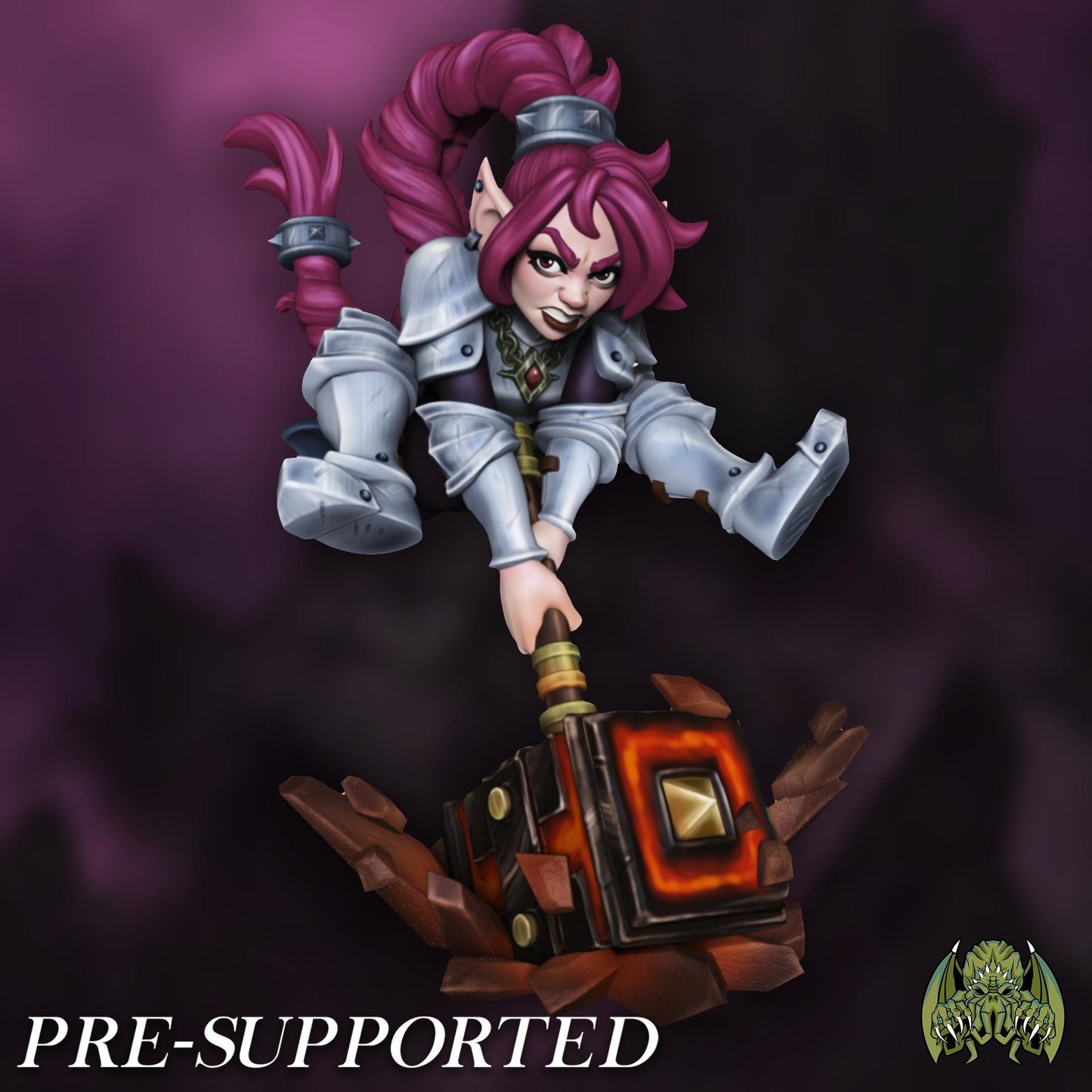 Tess Thunderfoot Miniature - 28mm / 32mm / 36mm / Diorama / Bust - Miniatures of Madness