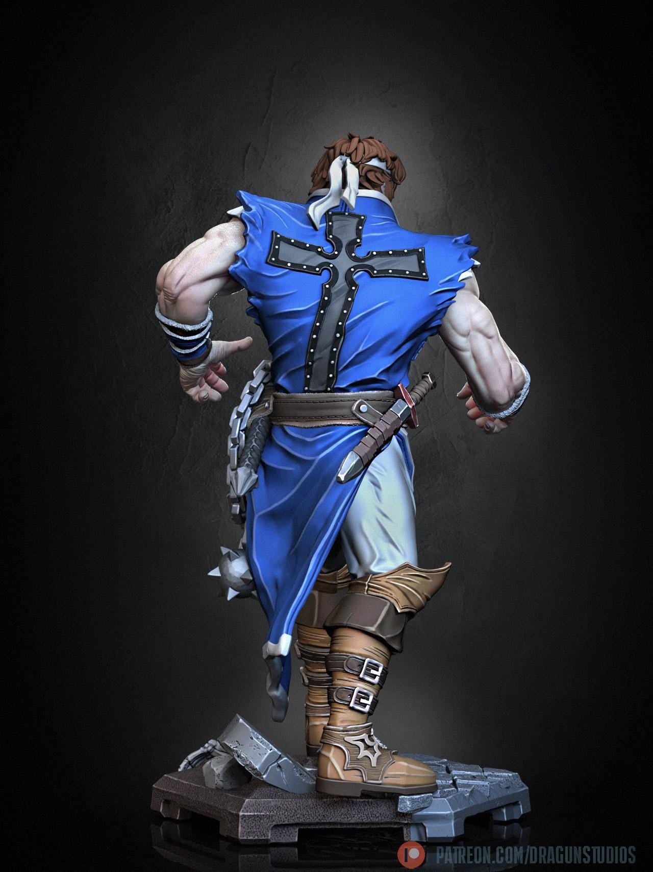 Vampire Vanquisher (Rondo Ver.) Miniature - 28mm / 32mm / 36mm / 100mm - DraGun Studios