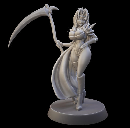 Heartbreaker Necromancer Miniature - 28mm / 32mm / 36mm - Juancho's Minis - Resin Printed Figure for D&D, TTRPGs, and Board Games