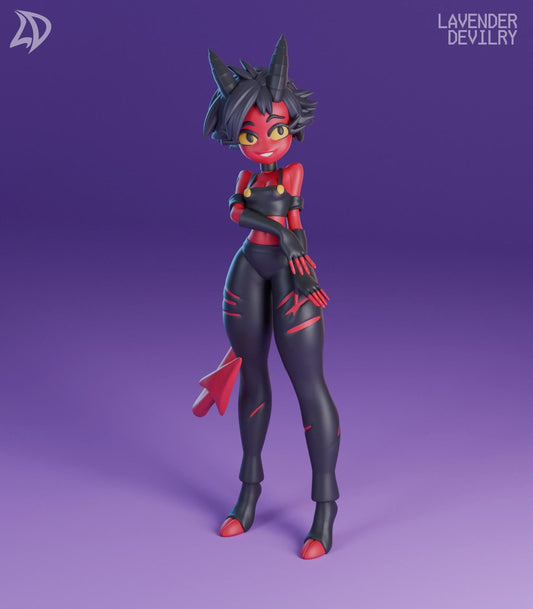 Mildred Knolastname Miniature - 28mm / 32mm / 36mm / 75mm - Lavender Devilry - Resin Printed Figure for D&D, TTRPGs and Board Games