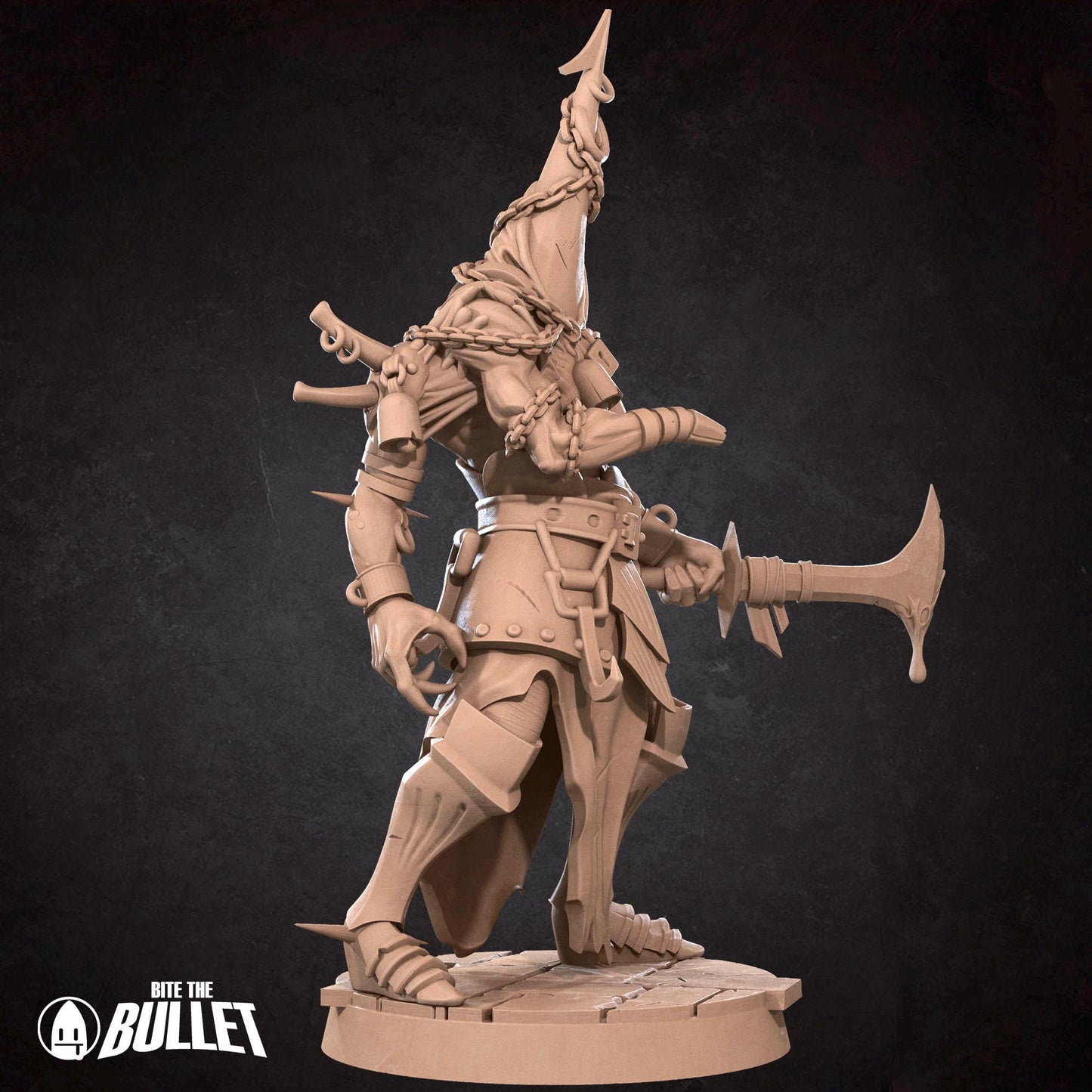 Vampire Abomination Miniature - 28mm / 32mm / 36mm - Bite the Bullet - Resin Printed Figure for D&D, TTRPGs, and Board Games