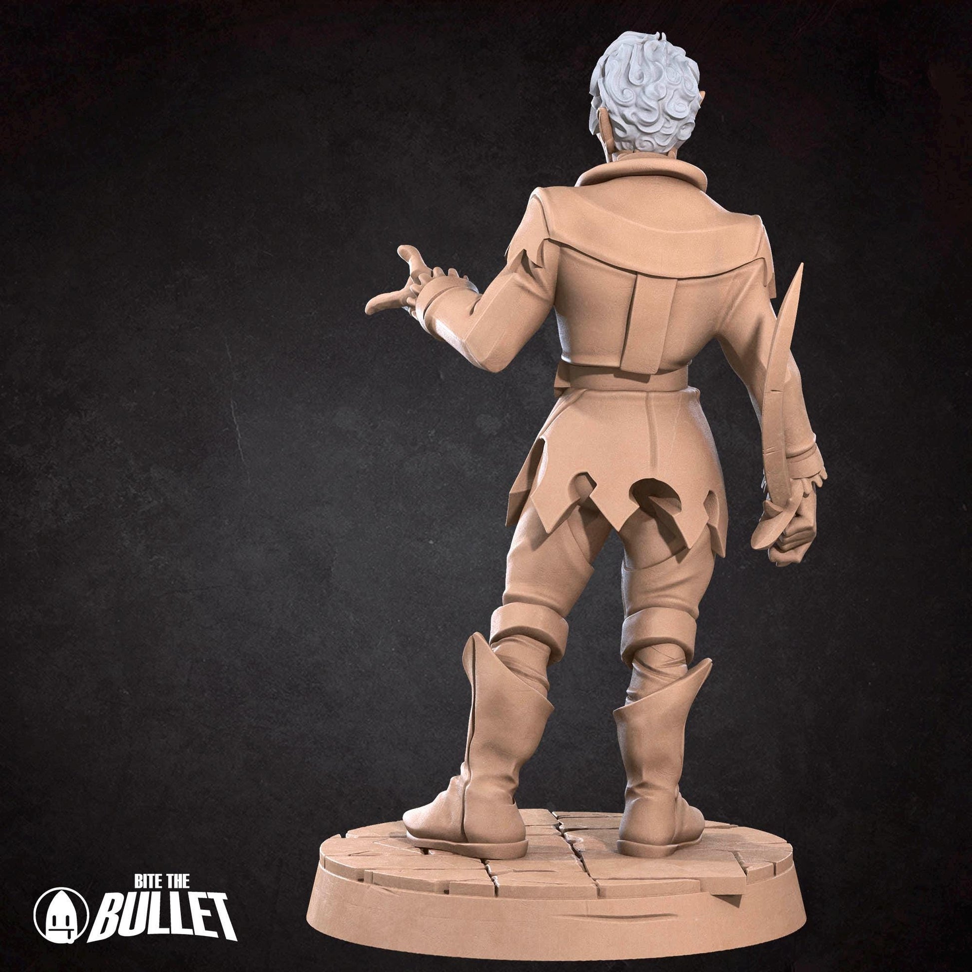 Vampire Neil Miniature - 28mm / 32mm / 36mm - Bite the Bullet - Resin Printed Figure for D&D, TTRPGs, and Board Games
