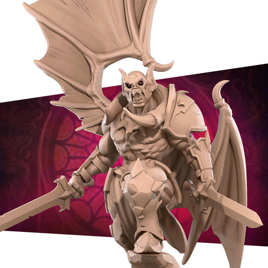 Vampire Fighter Miniature - 28mm / 32mm / 36mm - Bite the Bullet - Resin Printed Figure for D&D, TTRPGs, and Board Games