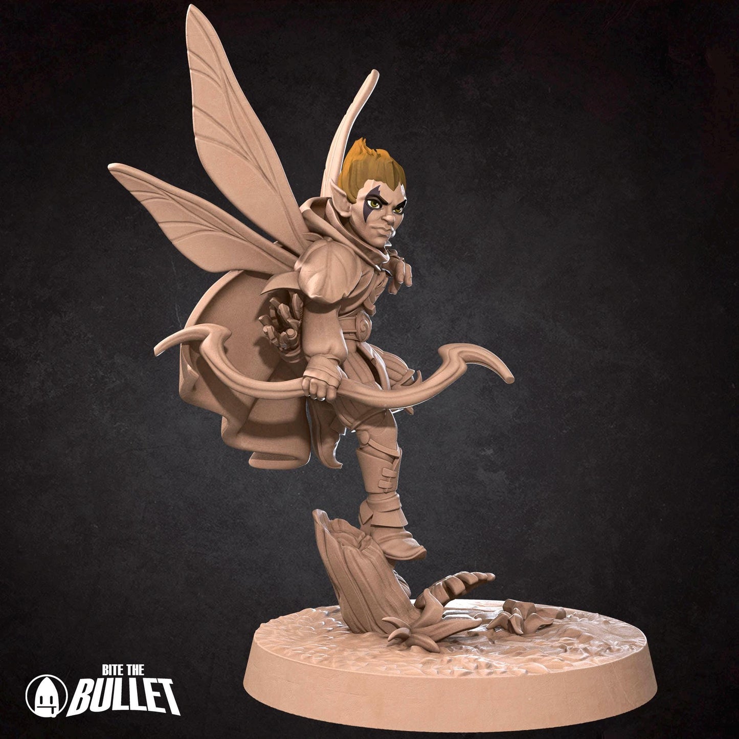 Pixie Ranger Miniature - 28mm / 32mm / 36mm - Bite the Bullet - Resin Printed Figure for D&D, TTRPGs, and Board Games