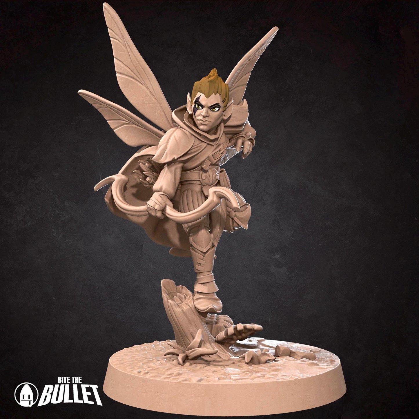 Pixie Ranger Miniature - 28mm / 32mm / 36mm - Bite the Bullet - Resin Printed Figure for D&D, TTRPGs, and Board Games