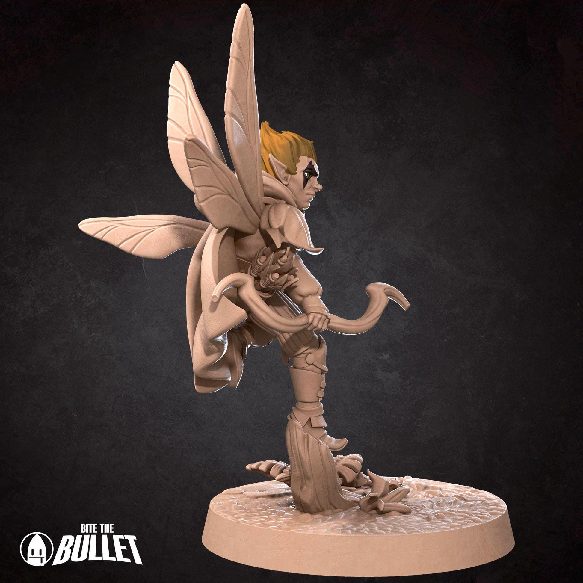 Pixie Ranger Miniature - 28mm / 32mm / 36mm - Bite the Bullet - Resin Printed Figure for D&D, TTRPGs, and Board Games