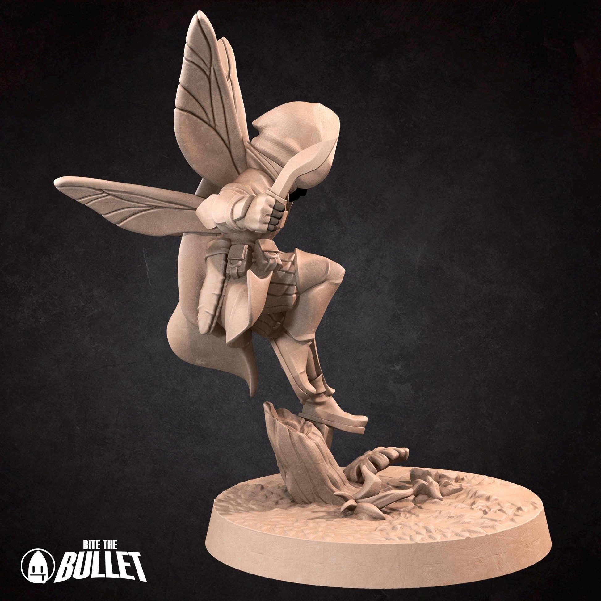 Pixie Rogue Miniature - 28mm / 32mm / 36mm - Bite the Bullet - Resin Printed Figure for D&D, TTRPGs, and Board Games