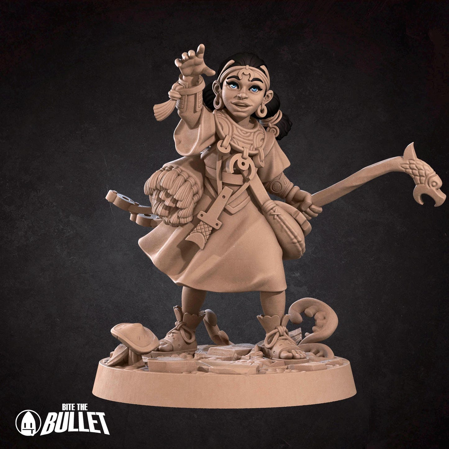 Human Summoner Miniature - 28mm / 32mm / 36mm - Bite the Bullet - Resin Printed Figure for D&D, TTRPGs, and Board Games