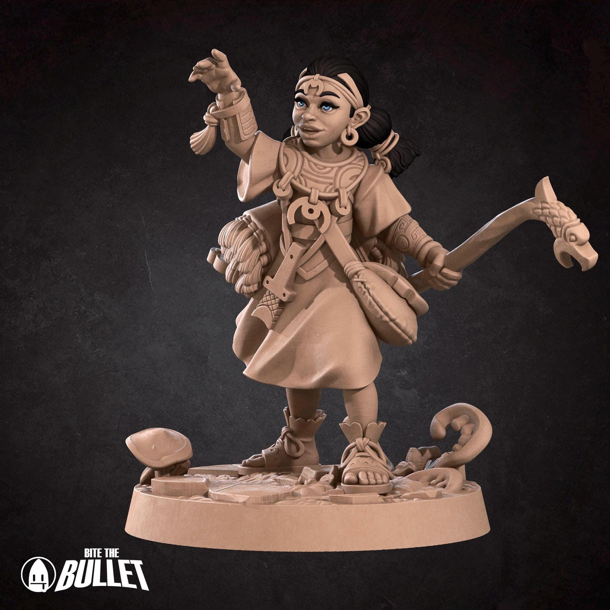 Human Summoner Miniature - 28mm / 32mm / 36mm - Bite the Bullet - Resin Printed Figure for D&D, TTRPGs, and Board Games