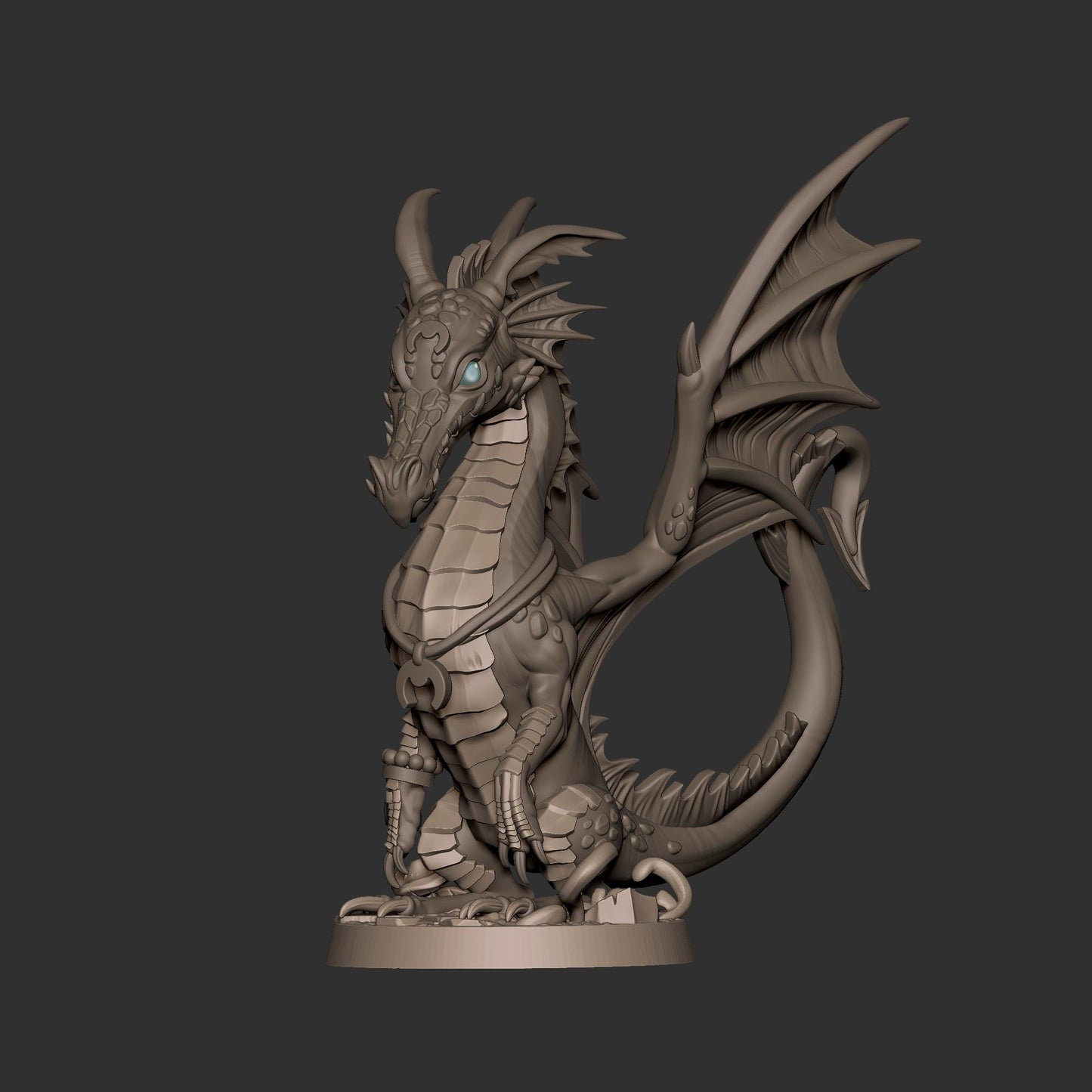 Human Summoner Miniature - 28mm / 32mm / 36mm - Bite the Bullet - Resin Printed Figure for D&D, TTRPGs, and Board Games
