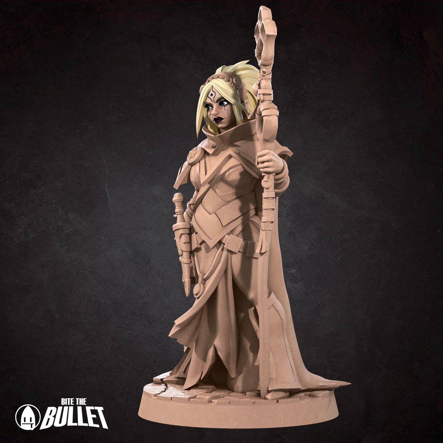 Human Sorceress Miniature - 28mm / 32mm / 36mm -Standard and NSFW- Bite the Bullet - Resin Printed Figure for D&D, TTRPGs, and Board Games