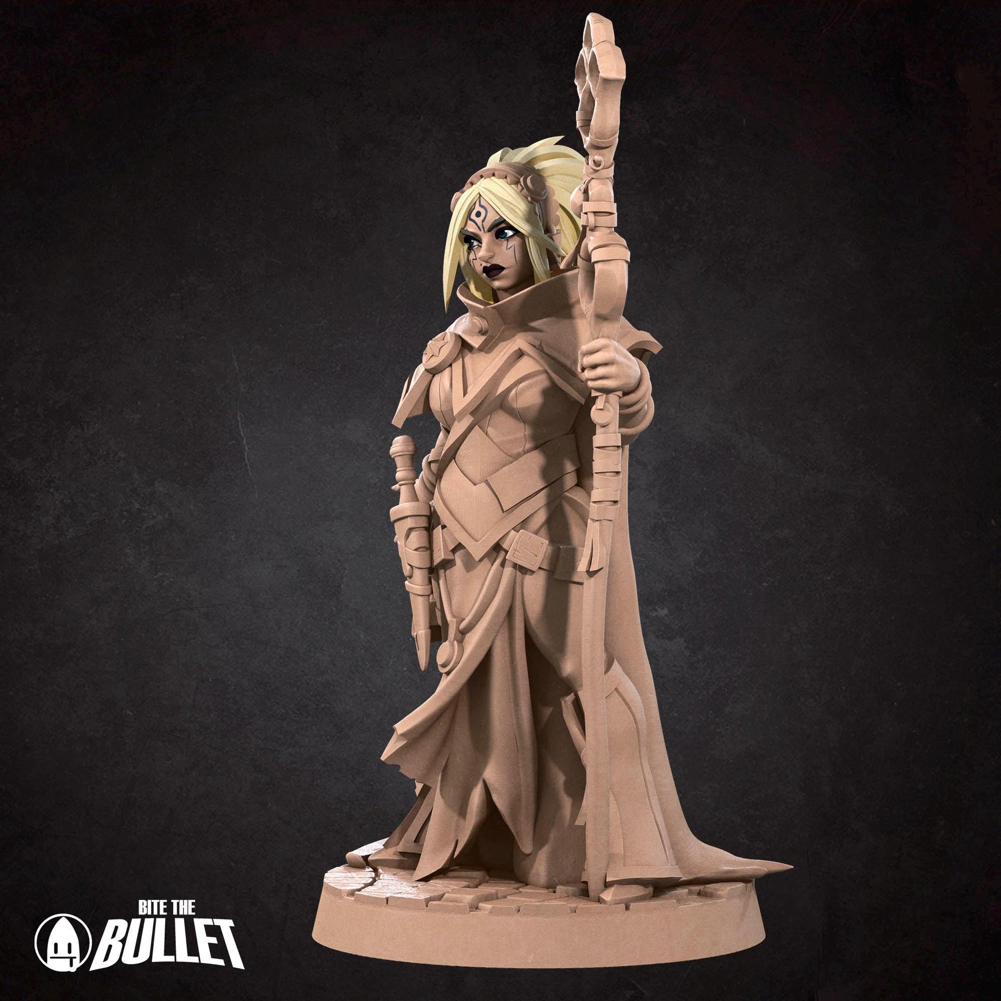 Human Sorceress Miniature - 28mm / 32mm / 36mm -Standard and NSFW- Bite the Bullet - Resin Printed Figure for D&D, TTRPGs, and Board Games