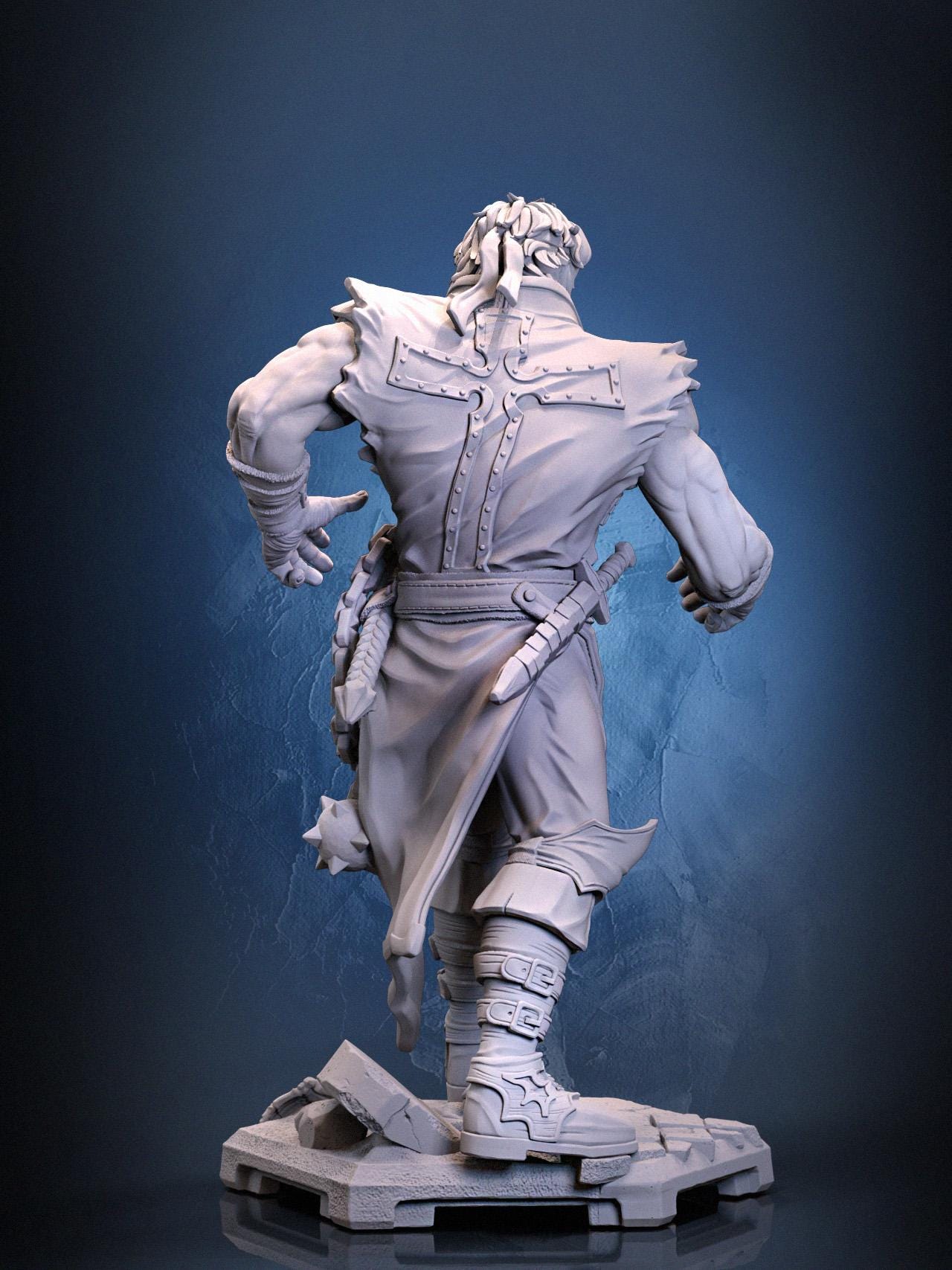 Vampire Vanquisher (Rondo Ver.) Miniature - 28mm / 32mm / 36mm / 100mm - DraGun Studios