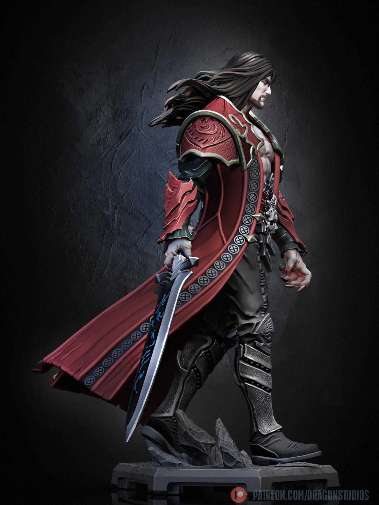 Vampire Killer II Miniature - 28mm / 32mm / 36mm / 100mm - DraGun Studios - Resin Printed Figurine for D&D, TTRPGs, and Board Games