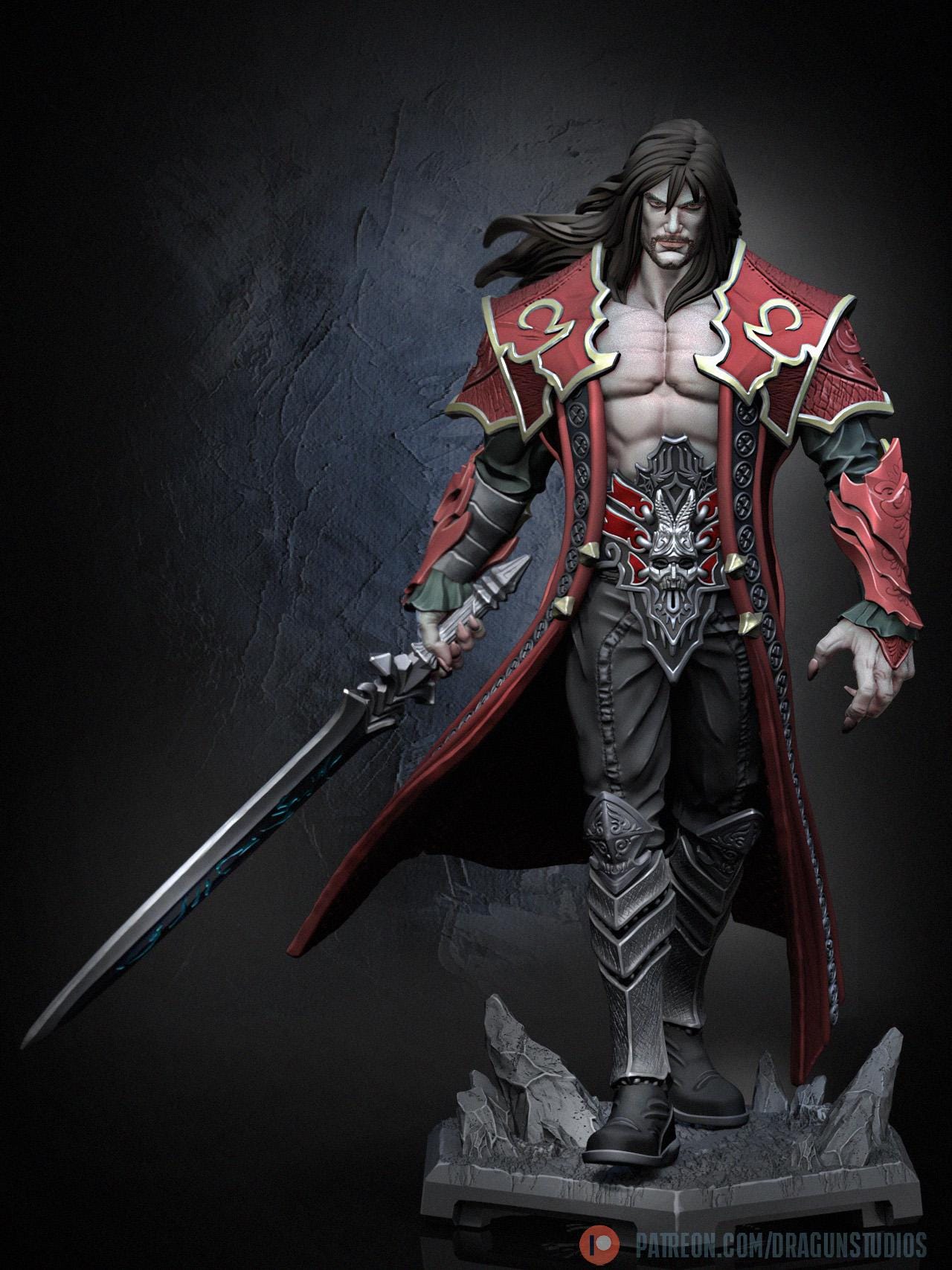 Vampire Killer II Miniature - 28mm / 32mm / 36mm / 100mm - DraGun Studios - Resin Printed Figurine for D&D, TTRPGs, and Board Games