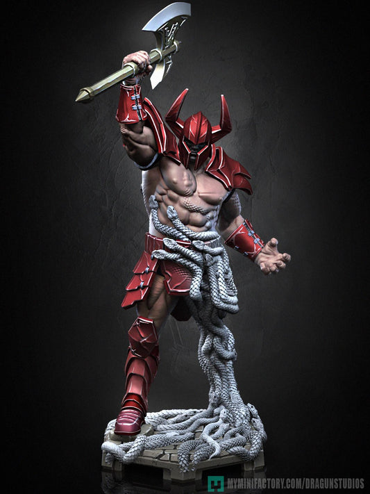 Death Adder Miniature - 87mm / 125mm Height - DraGun Studios - Resin Printed Figurine for D&D, TTRPGs, and Board Games