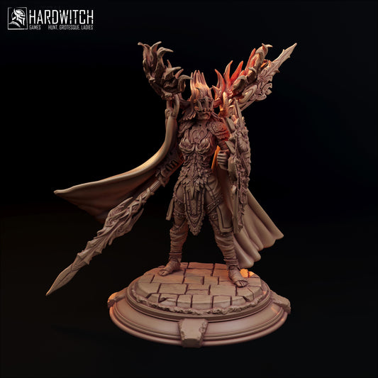 Vectra Barrdun Miniature - 28mm / 32mm / 36mm / 75mm - HardWitch Games - Resin Printed Figure for D&D and TTRPGs