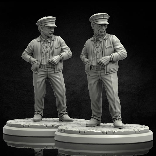 Bus Driver Miniature (Standard & Deep One Variations) - 28mm / 32mm / 36mm - Adaevy Creations - Resin Printed Figure for Arkham Horror
