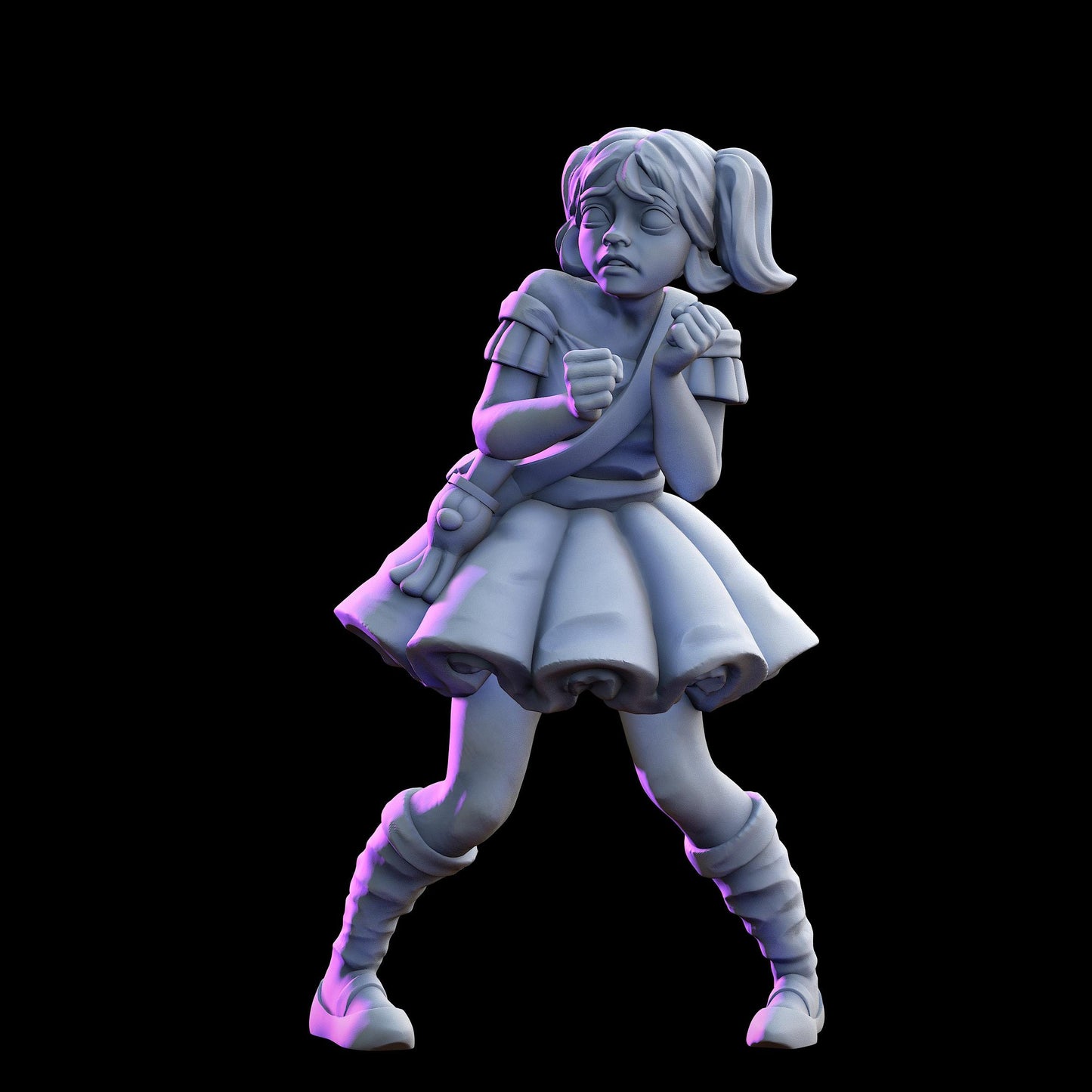 Chemical X Cuties Miniature - 28mm / 32mm / 36mm - VaultZ - Resin Printed Figures for D&D, TTRPGs, Zombicide, and Board Games