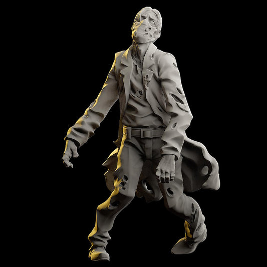 Hospital Zombie Miniature (3 Variations) - 28mm / 32mm / 36mm - VaultZ - Resin Printed Figures for D&D, TTRPGs, Zombicide, and Board Games