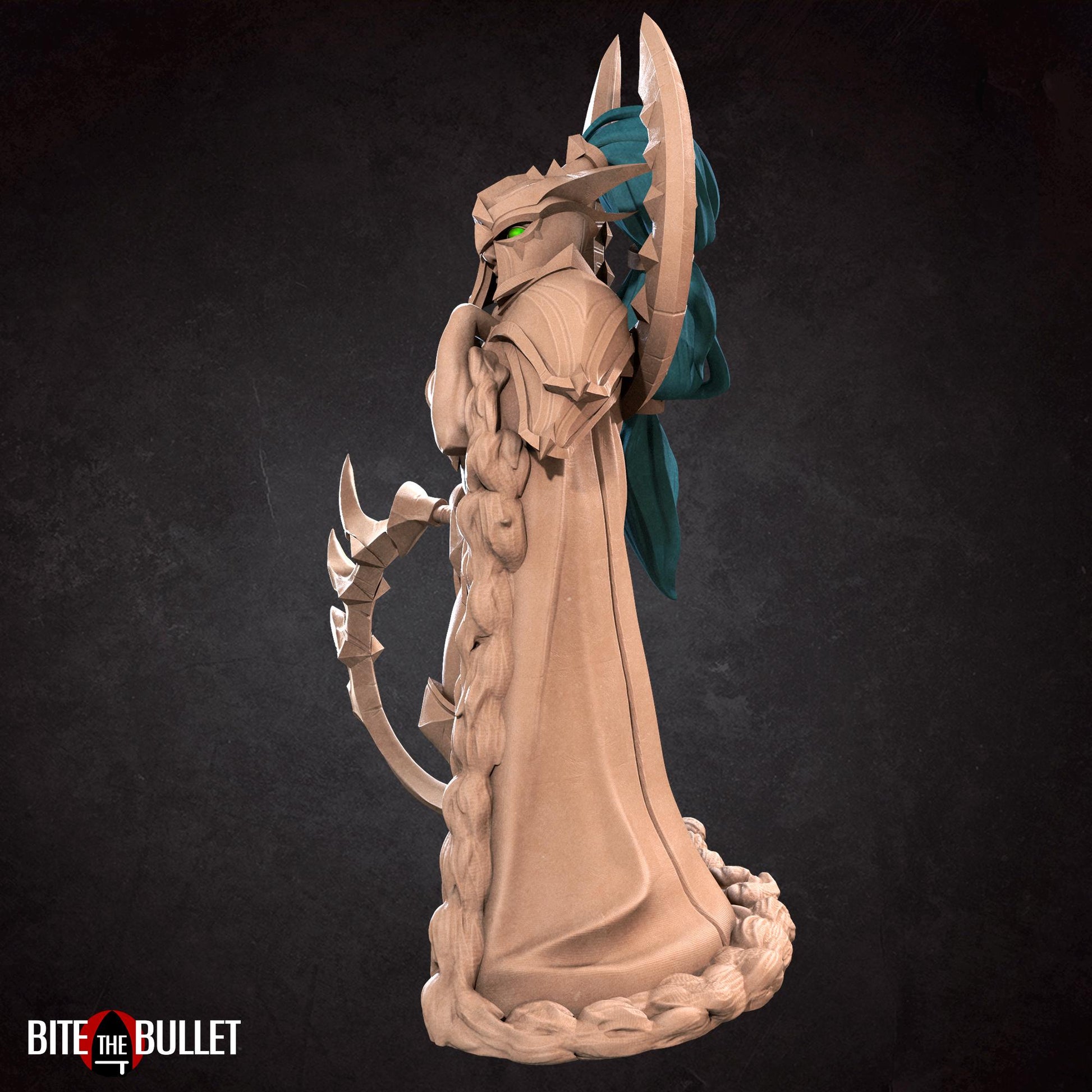Night Elf Heroine Moira Miniature - 28mm / 32mm / 36mm - Bite the Bullet - Resin Printed Figure for D&D, TTRPGs, and Board Games