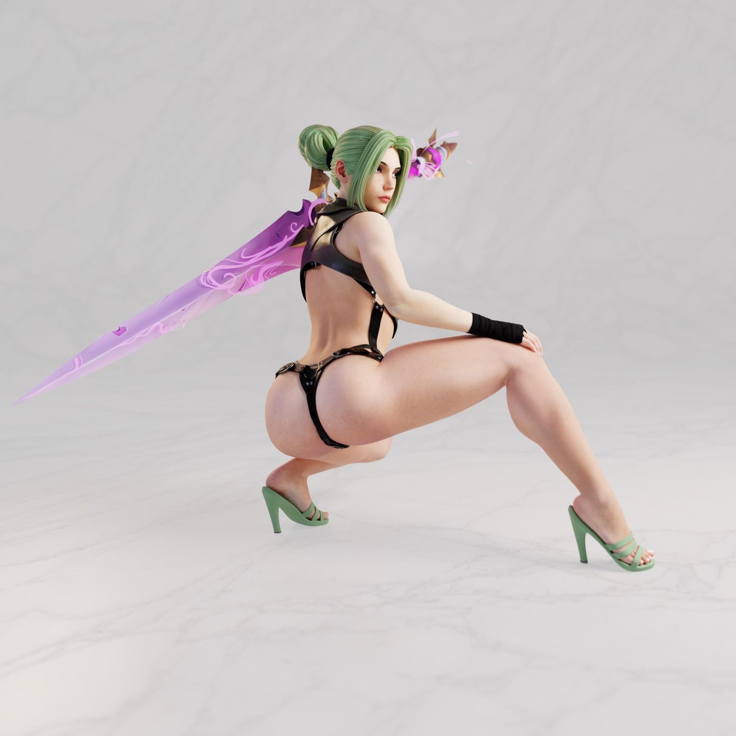 Knightly Desires Miniature (9 Variations) - 28mm / 32mm / 36mm / 75mm - QB Works - Resin Printed Figures for D&D, TTRPGs, and Painting