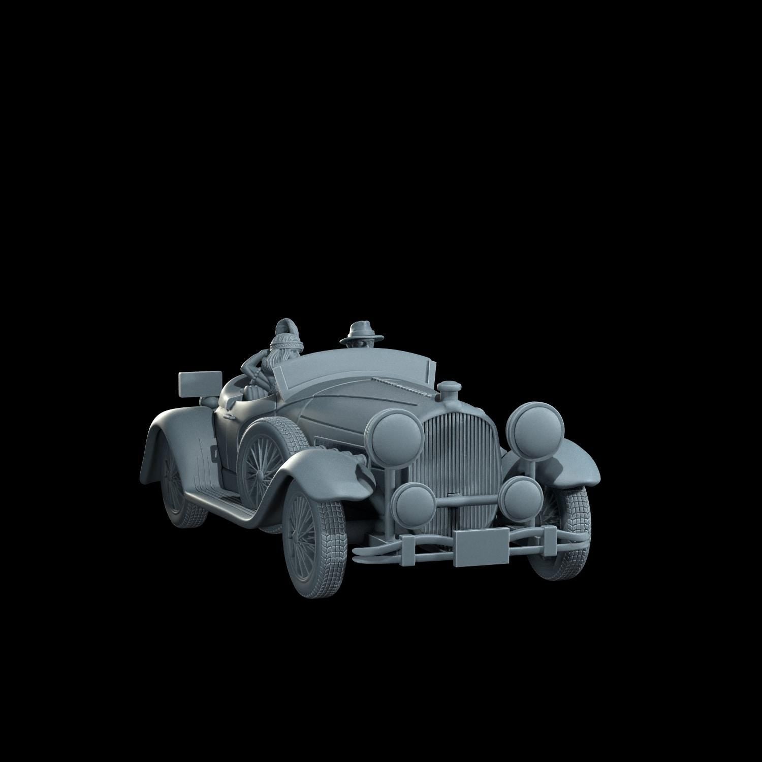 Duesenberg Vehicle Miniature - 28mm / 32mm / 36mm - Cosmondo - Resin Printed Figure for Arkham Horror, D&D, TTRPGs, and Board Games