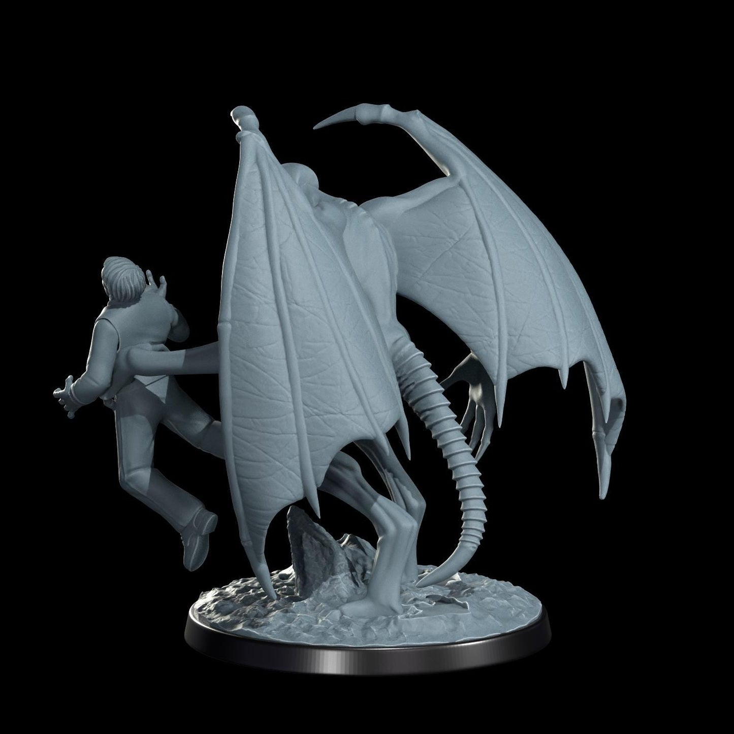 Nightgaunt's Claim Miniature - 28mm / 32mm / 36mm - Cosmondo - Resin Printed Figure for Arkham Horror, D&D, TTRPGs, and Board Games