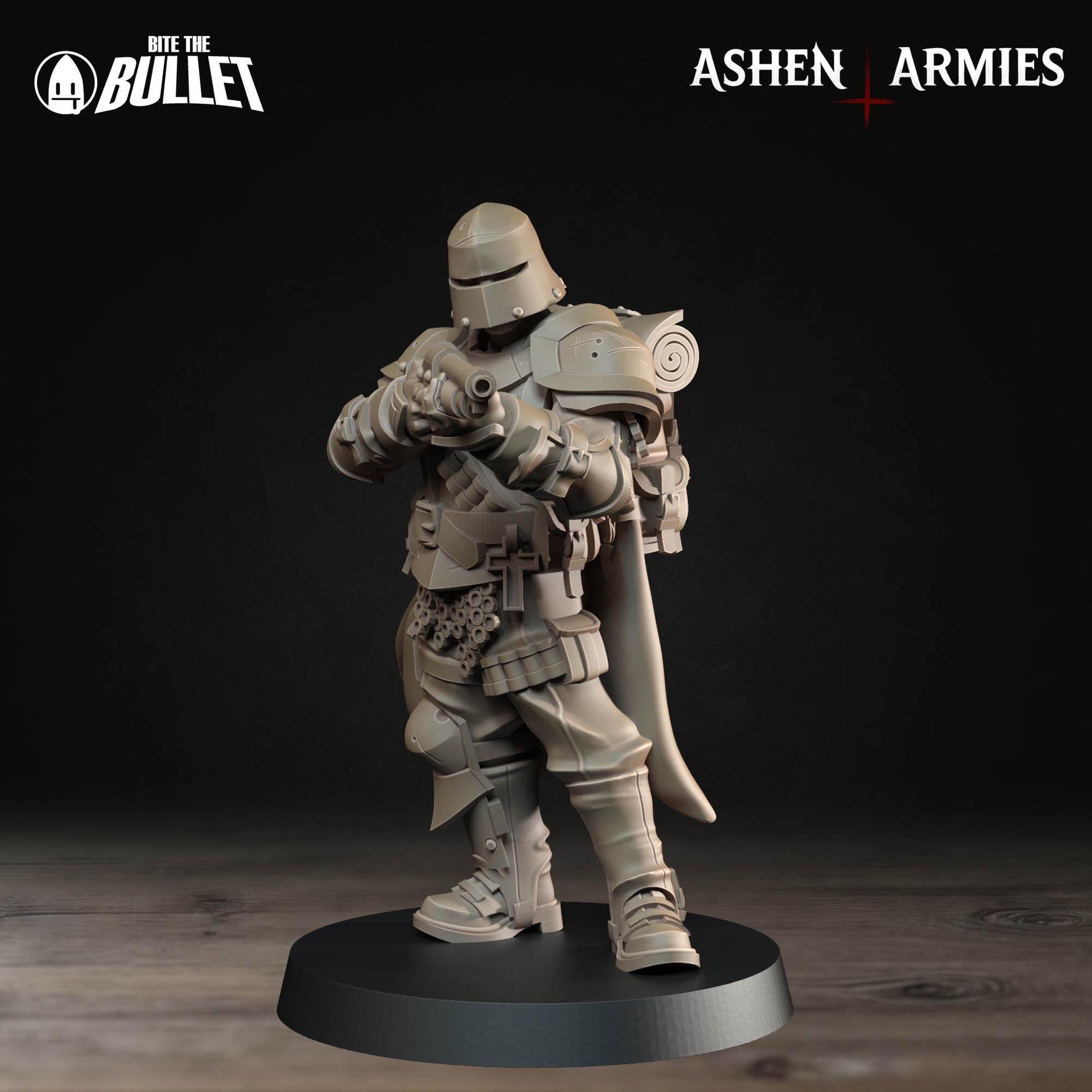Sanctified Legion Yeoman Miniature (4 Variations) - 28mm / 32mm / 36mm - Bite the Bullet - Resin Printed Wargaming Figure
