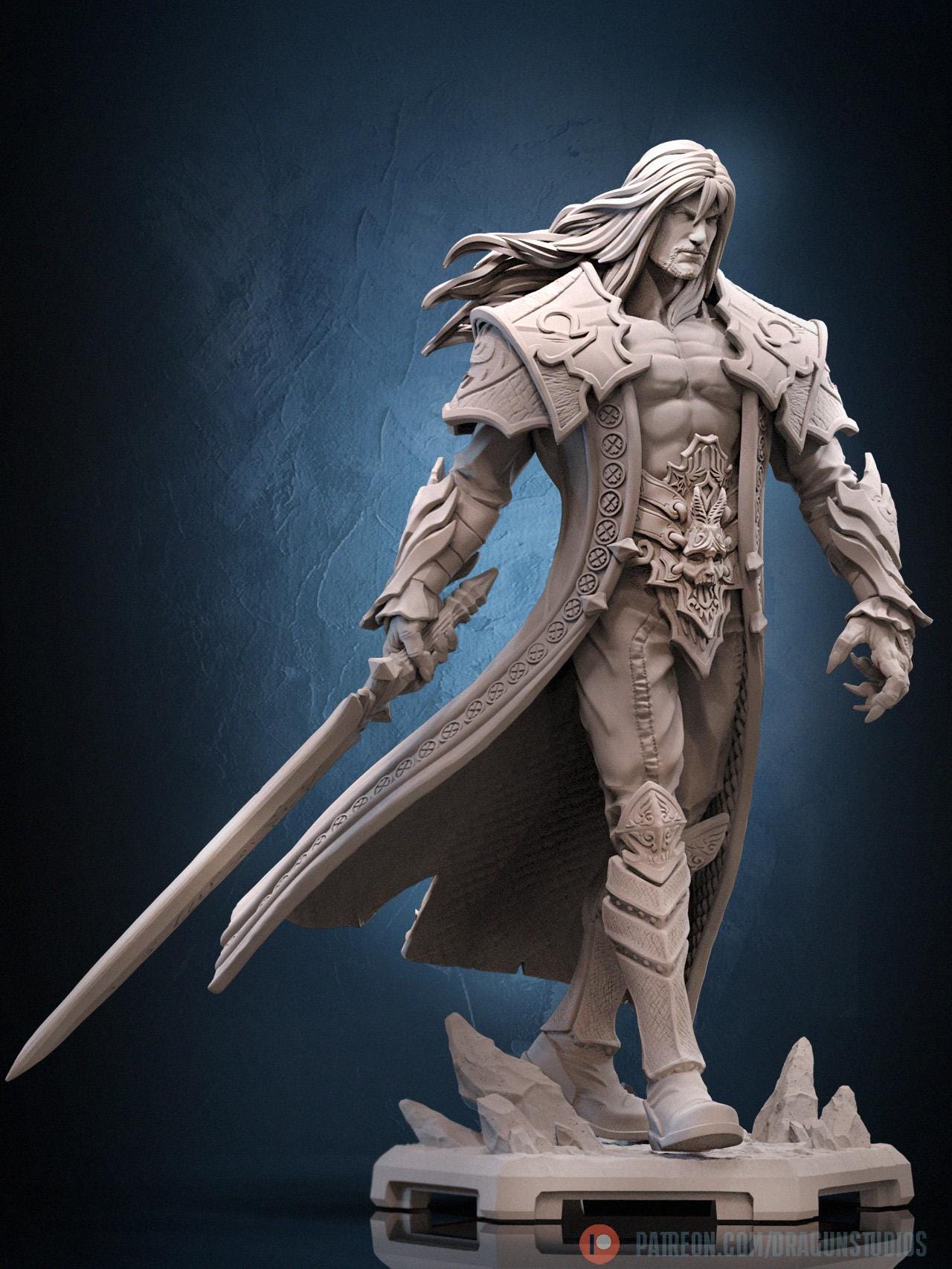 Vampire Killer II Miniature - 28mm / 32mm / 36mm / 100mm - DraGun Studios - Resin Printed Figurine for D&D, TTRPGs, and Board Games