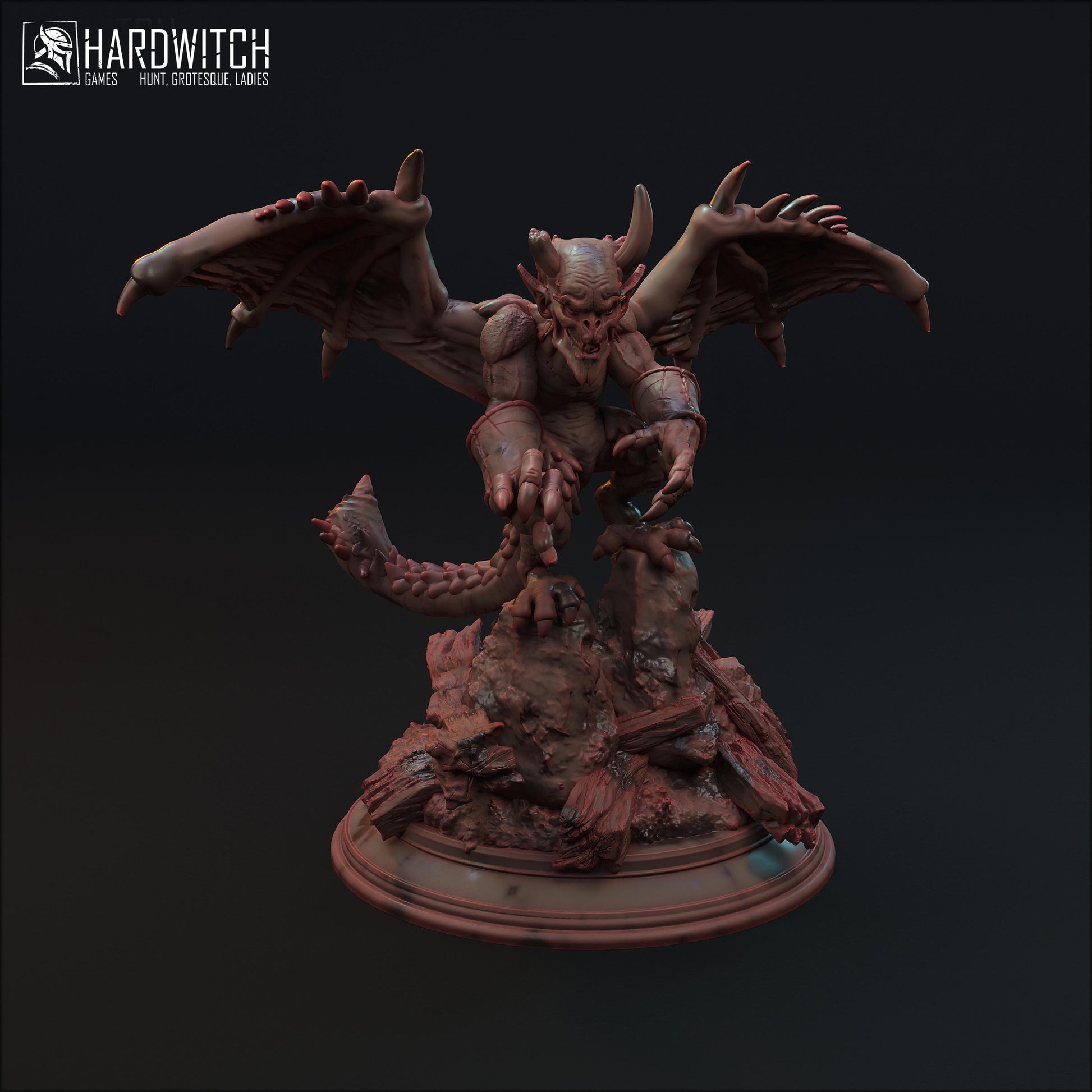 Imp Miniature Set - 28mm / 32mm / 36mm - HardWitch Games - Resin Printed Figures for D&D, TTRPGs, and Board Games