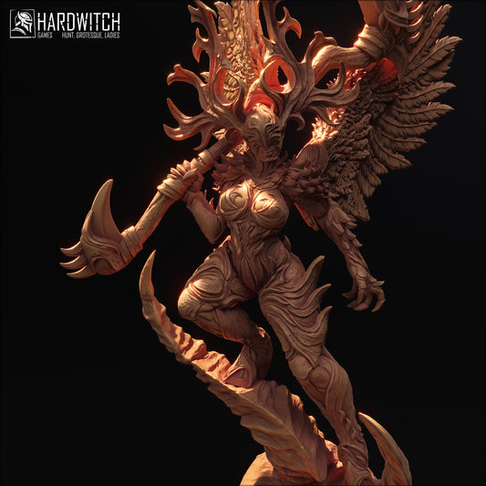 Kelva Konira Miniature (Standard and NSFW) - 28mm / 32mm / 36mm / 75mm - HardWitch Games - Resin Printed Figure for D&D and TTRPGs