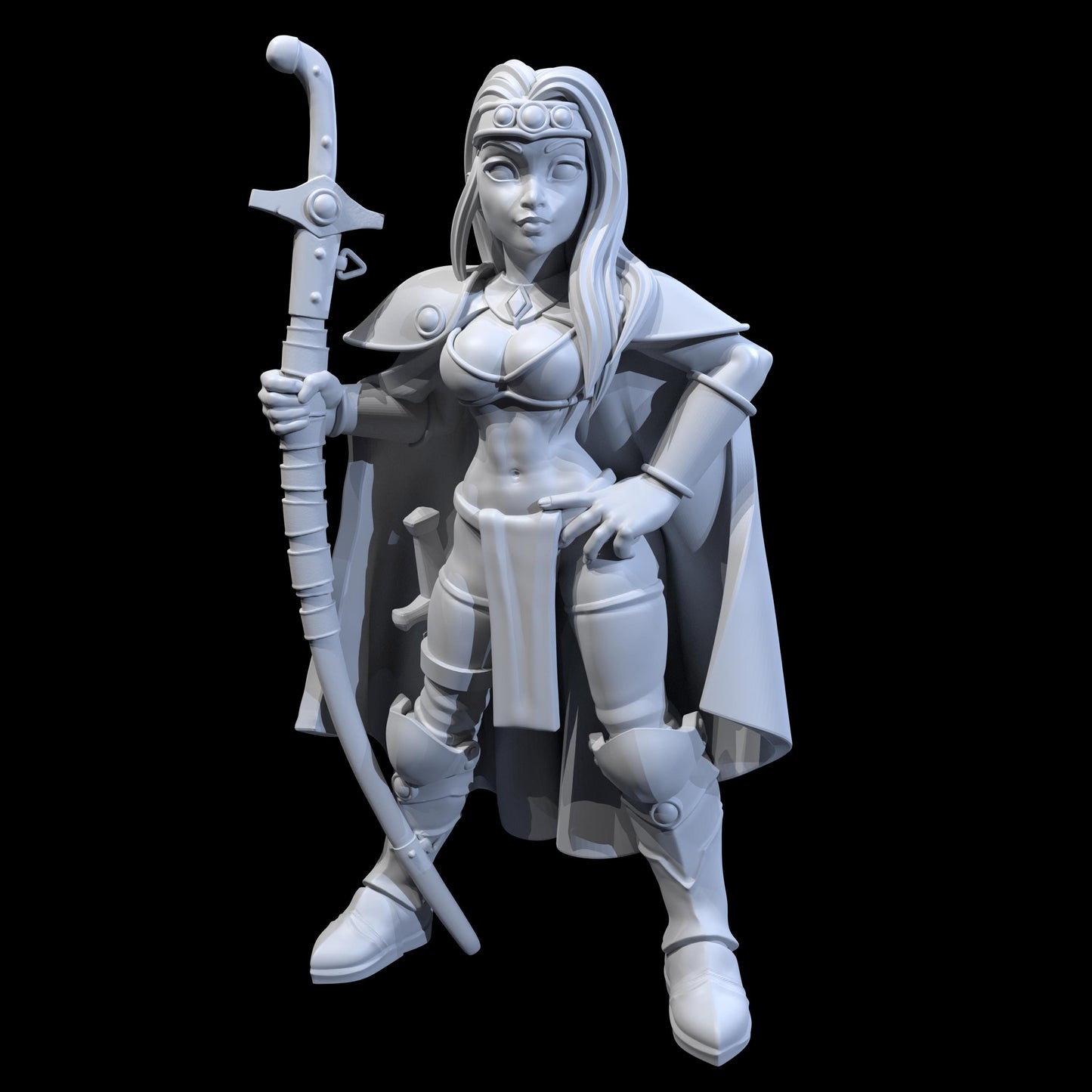 Leida Miniature - 28mm / 32mm / 36mm / 75mm - Ethan Savage Studios - Resin Printed Figure for D&D, TTRPGs, and Board Games