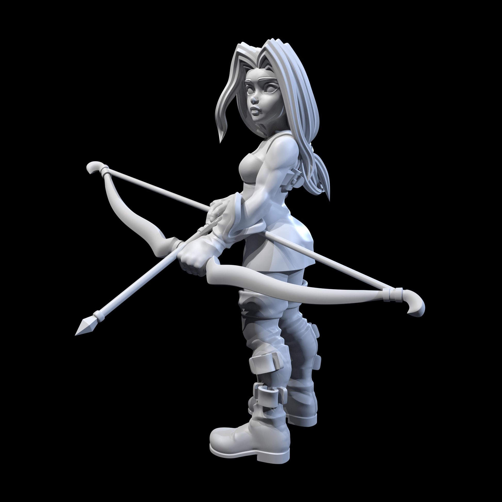 Archer Miniature - 28mm / 32mm / 36mm - Ethan Savage Studios - Resin Printed Figure for D&D, TTRPGs, and Board Games