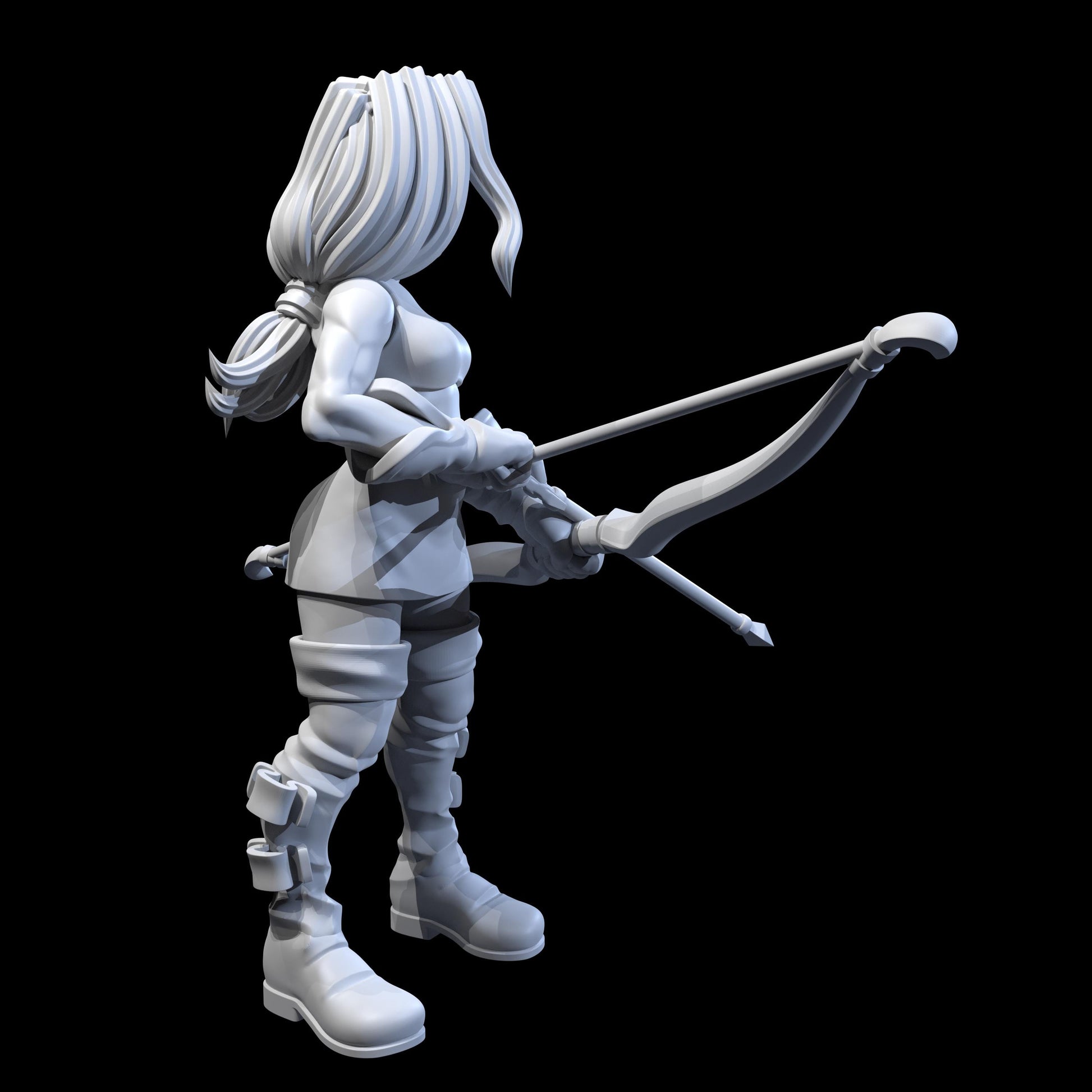 Archer Miniature - 28mm / 32mm / 36mm - Ethan Savage Studios - Resin Printed Figure for D&D, TTRPGs, and Board Games