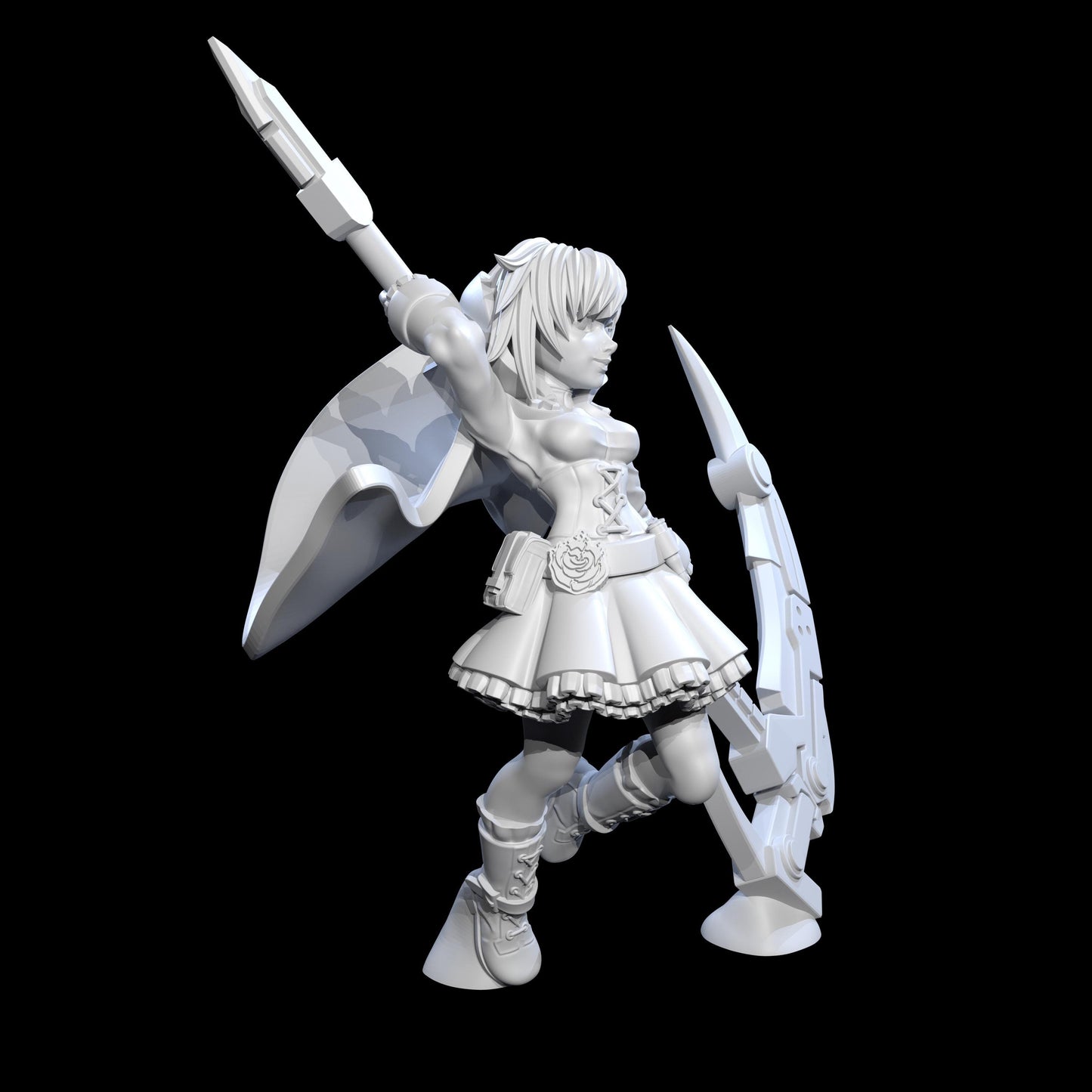 Rose Red Miniature - 28mm / 32mm / 36mm / 75mm - Ethan Savage Studios - Resin Printed Figure for D&D, TTRPGs, and Board Games