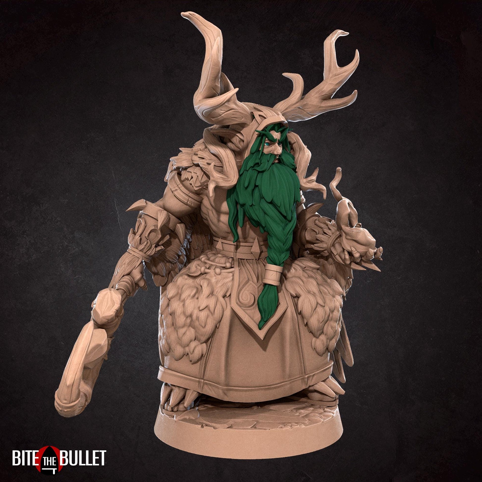 Night Elf Hero Teladrius Miniature - 28mm / 32mm / 36mm - Bite the Bullet - Resin Printed Figure for D&D, TTRPGs, and Board Games