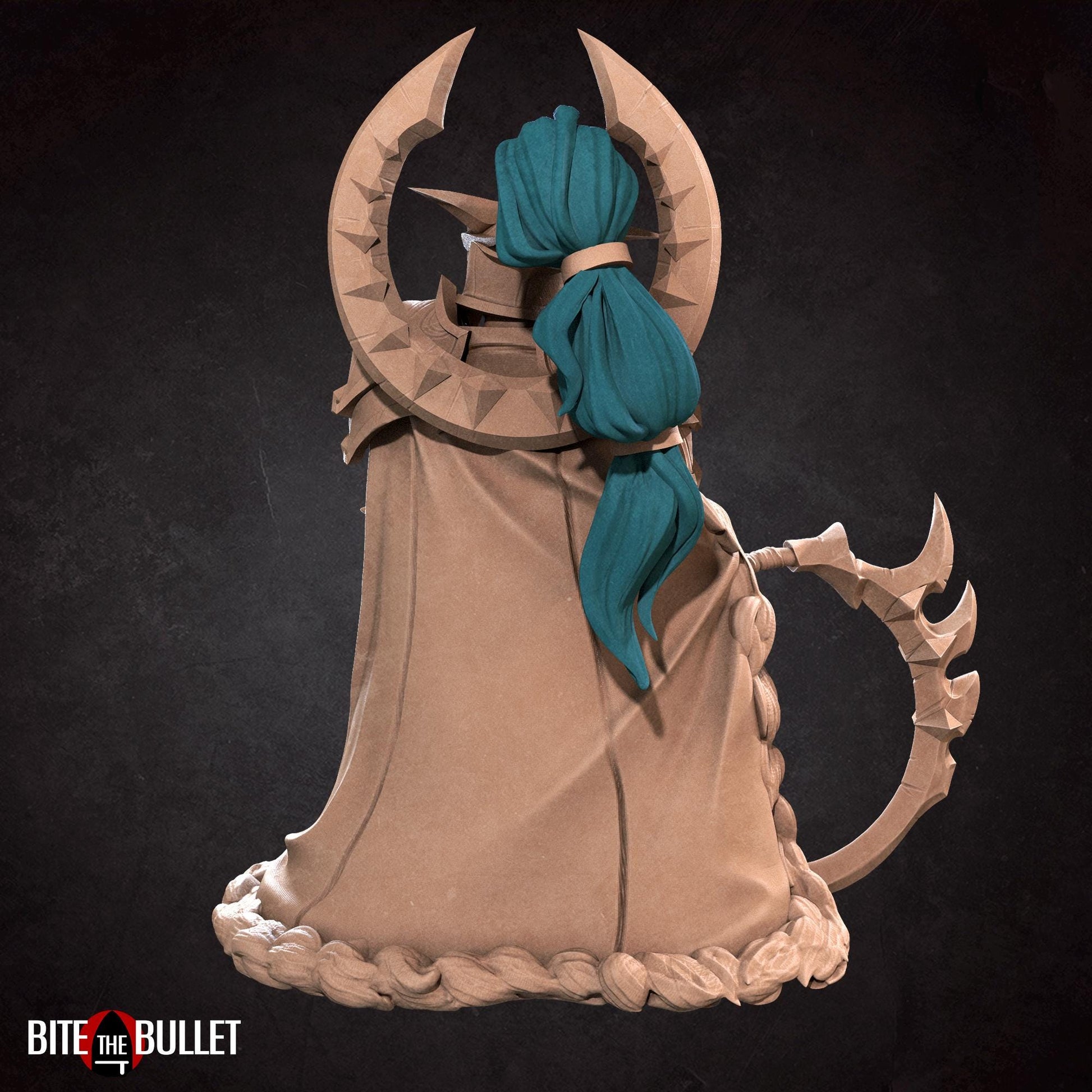 Night Elf Heroine Moira Miniature - 28mm / 32mm / 36mm - Bite the Bullet - Resin Printed Figure for D&D, TTRPGs, and Board Games