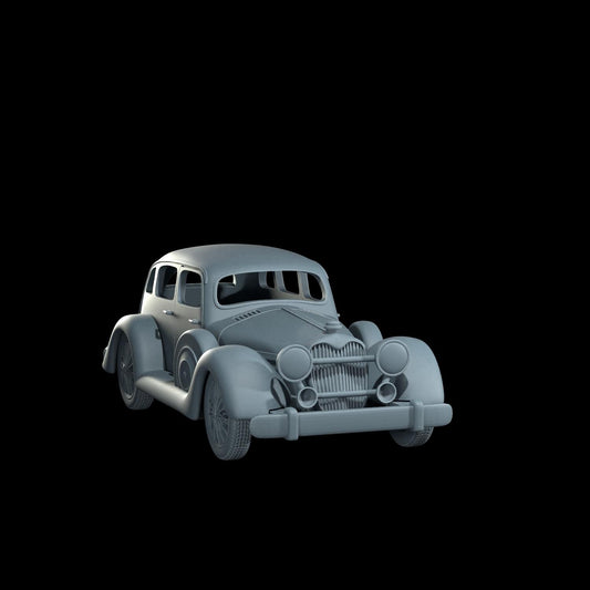 1935 SS1 Vehicle Miniature - 28mm / 32mm / 36mm - Cosmondo - Resin Printed Figure for Arkham Horror, D&D, TTRPGs, and Board Games