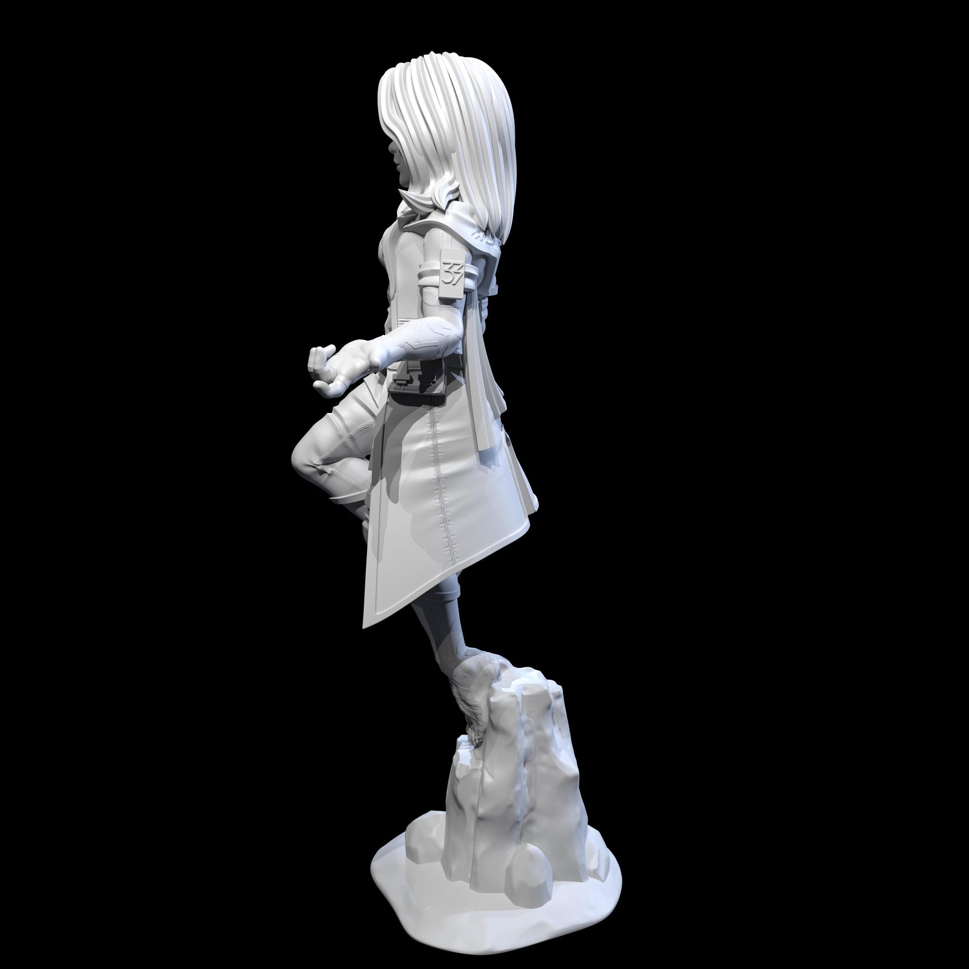 Lune Miniature - 28mm / 32mm / 36mm / 75mm - Ethan Savage Studios - Resin Printed Figure for D&D, TTRPGs, and Board Games