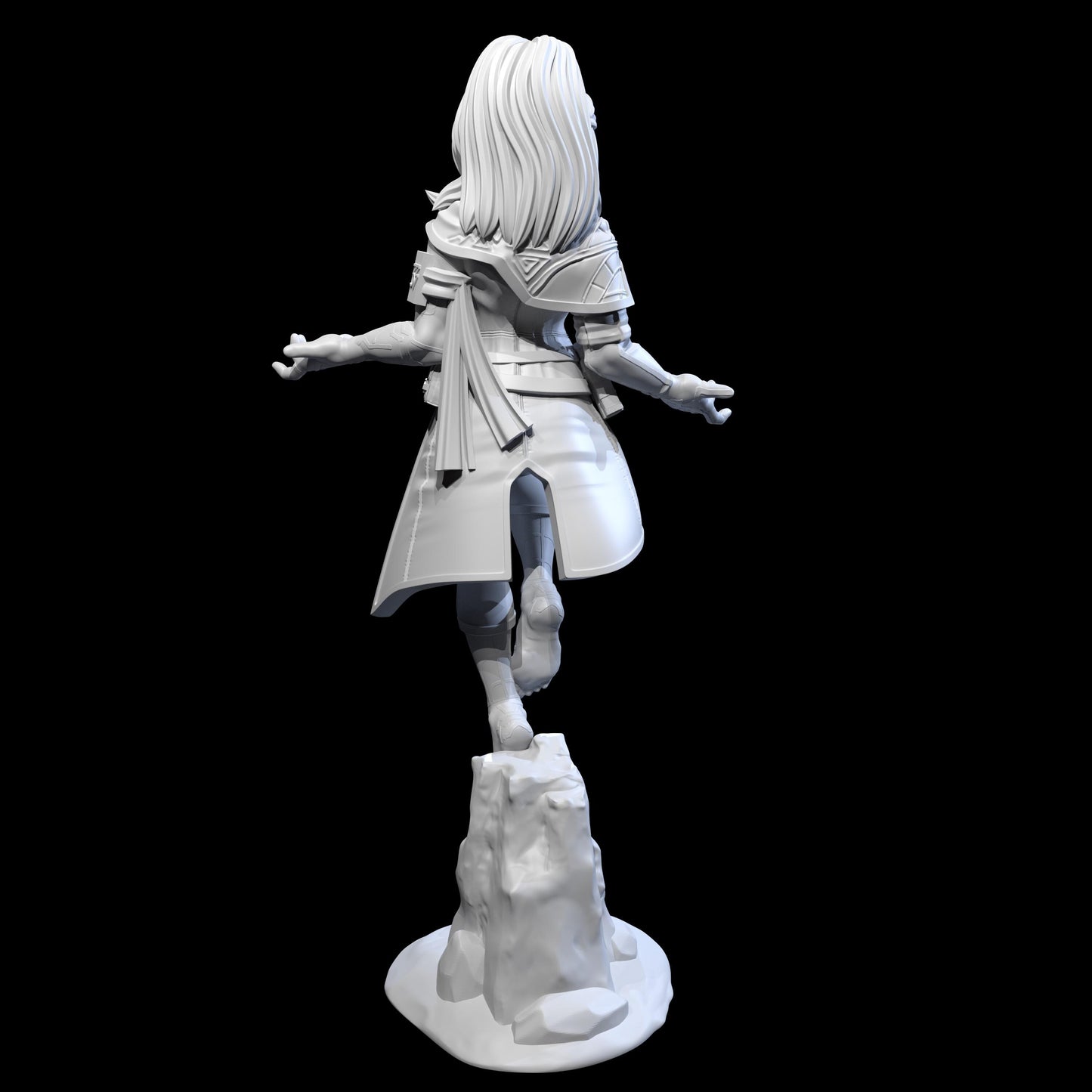 Lune Miniature - 28mm / 32mm / 36mm / 75mm - Ethan Savage Studios - Resin Printed Figure for D&D, TTRPGs, and Board Games