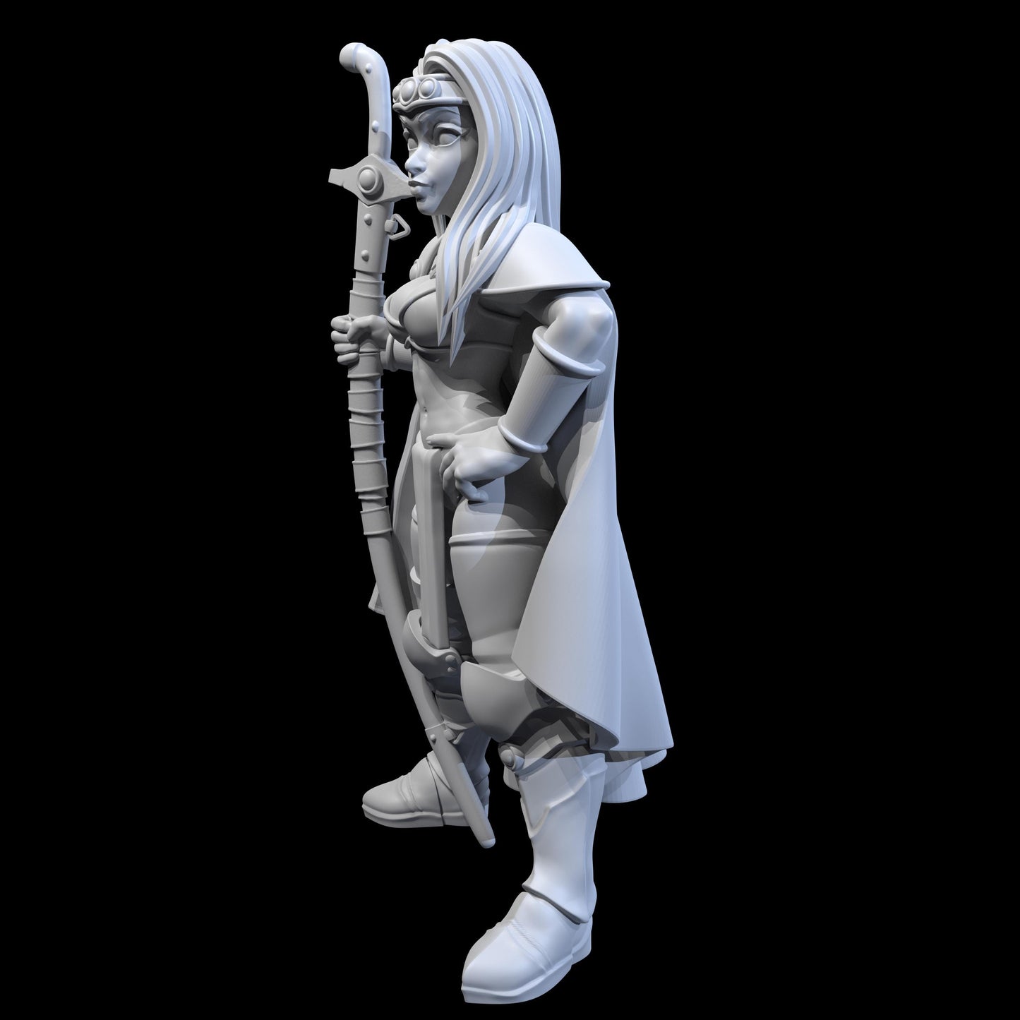 Leida Miniature - 28mm / 32mm / 36mm / 75mm - Ethan Savage Studios - Resin Printed Figure for D&D, TTRPGs, and Board Games