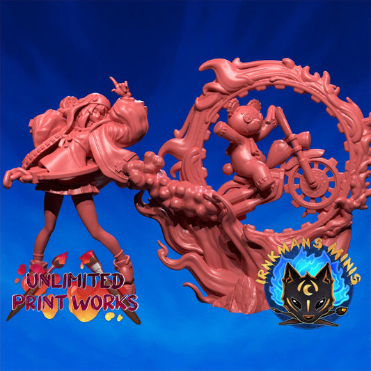 Tricky Spinner Miniature - 28mm / 32mm / 36mm - Irnkman's Minis - Resin Printed Figure for D&D, TTRPGs, and Board Games