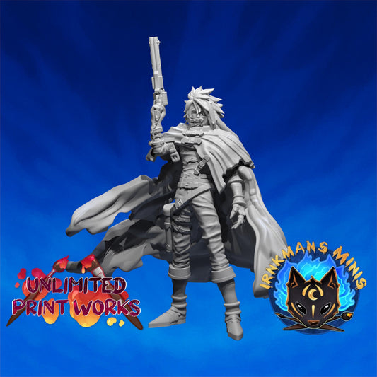 Vampyr Miniature - 28mm / 32mm / 36mm - Irnkman's Minis - Resin Printed Figure for D&D, TTRPGs, and Board Games
