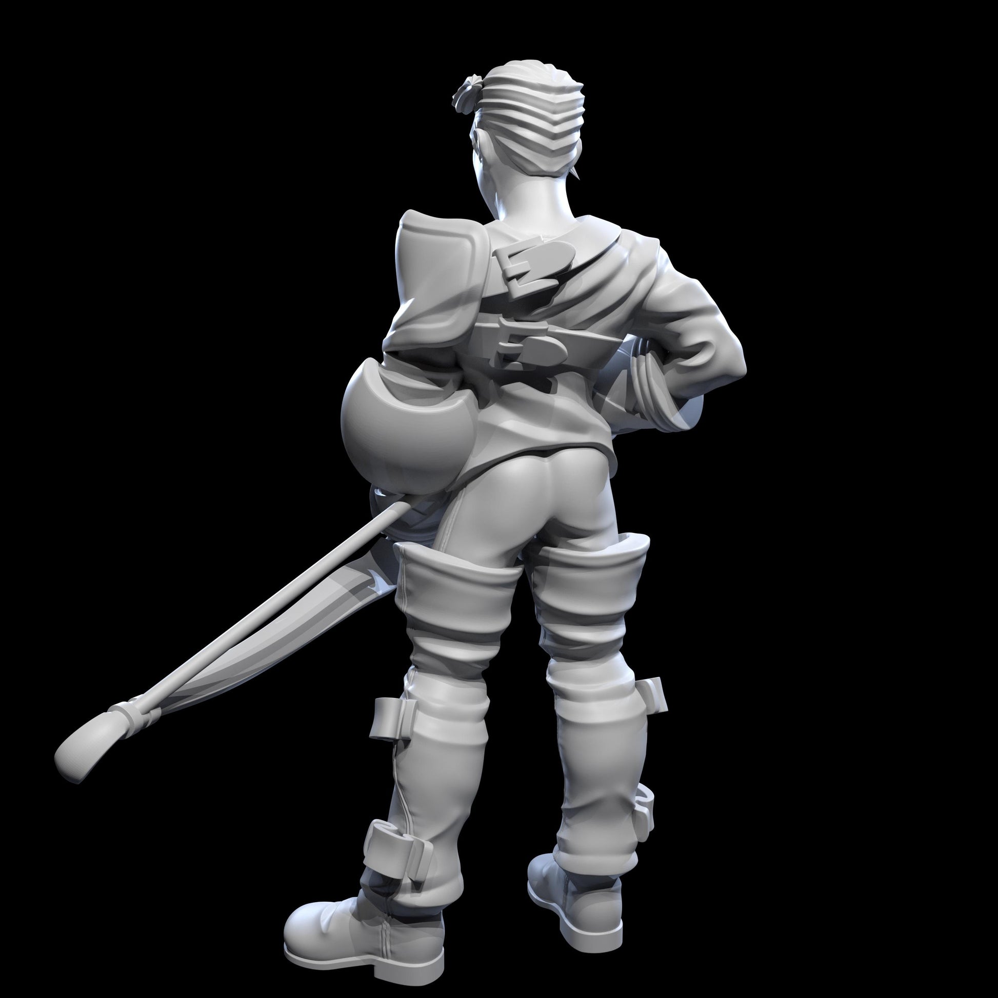 Male Archer Miniature - 28mm / 32mm / 36mm - Ethan Savage Studios - Resin Printed Figure for D&D, TTRPGs, and Board Games
