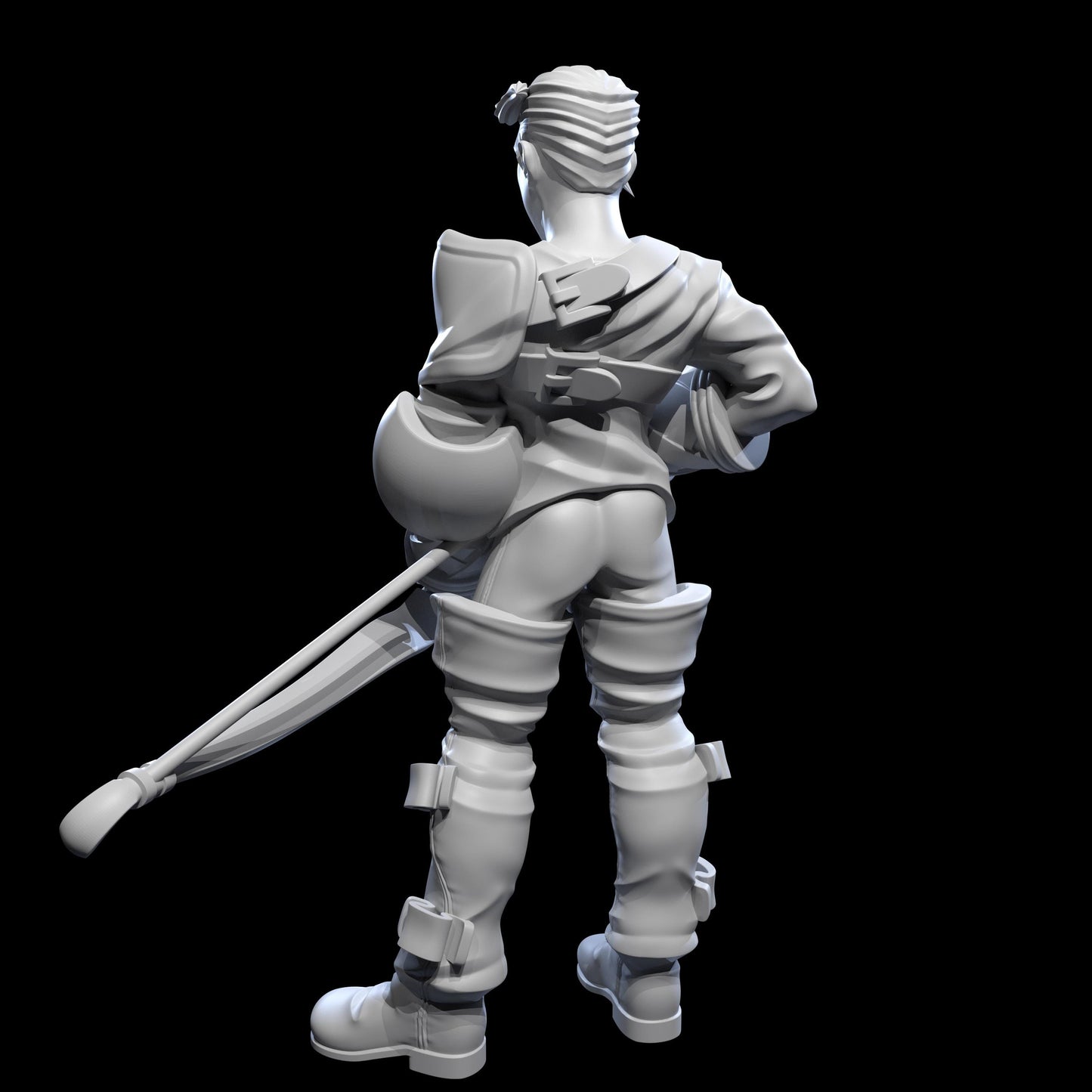 Male Archer Miniature - 28mm / 32mm / 36mm - Ethan Savage Studios - Resin Printed Figure for D&D, TTRPGs, and Board Games