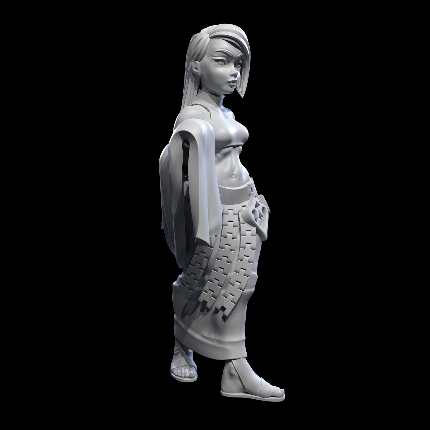 Dancer Miniature - 28mm / 32mm / 36mm - Ethan Savage Studios - Resin Printed Figure for D&D, TTRPGs, and Board Games