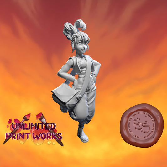 Merchant Miniature - 28mm / 32mm / 36mm - Ethan Savage Studios - Resin Printed Figure for D&D, TTRPGs, and Board Games