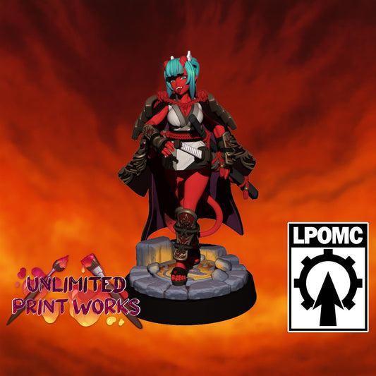 Enka, Feast of Blades Miniature - 28mm / 32mm / 36mm - LPOMC - Resin Printed Figure for D&D, TTRPGs, and Board Games