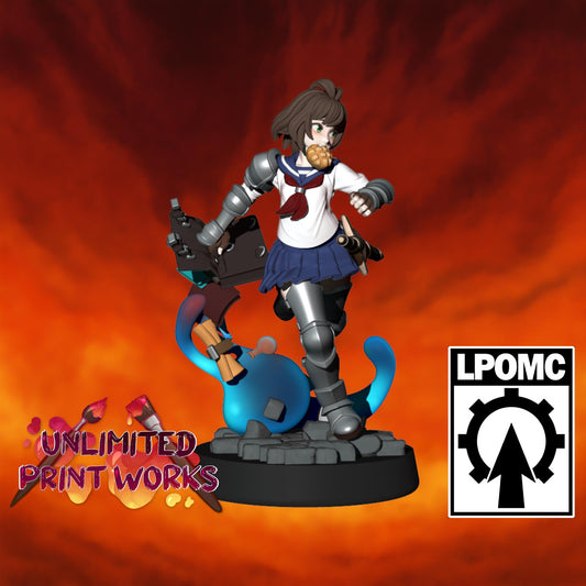 ASD Ayane Miniature - 28mm / 32mm / 36mm - LPOMC - Resin Printed Figure for D&D, TTRPGs, and Board Games